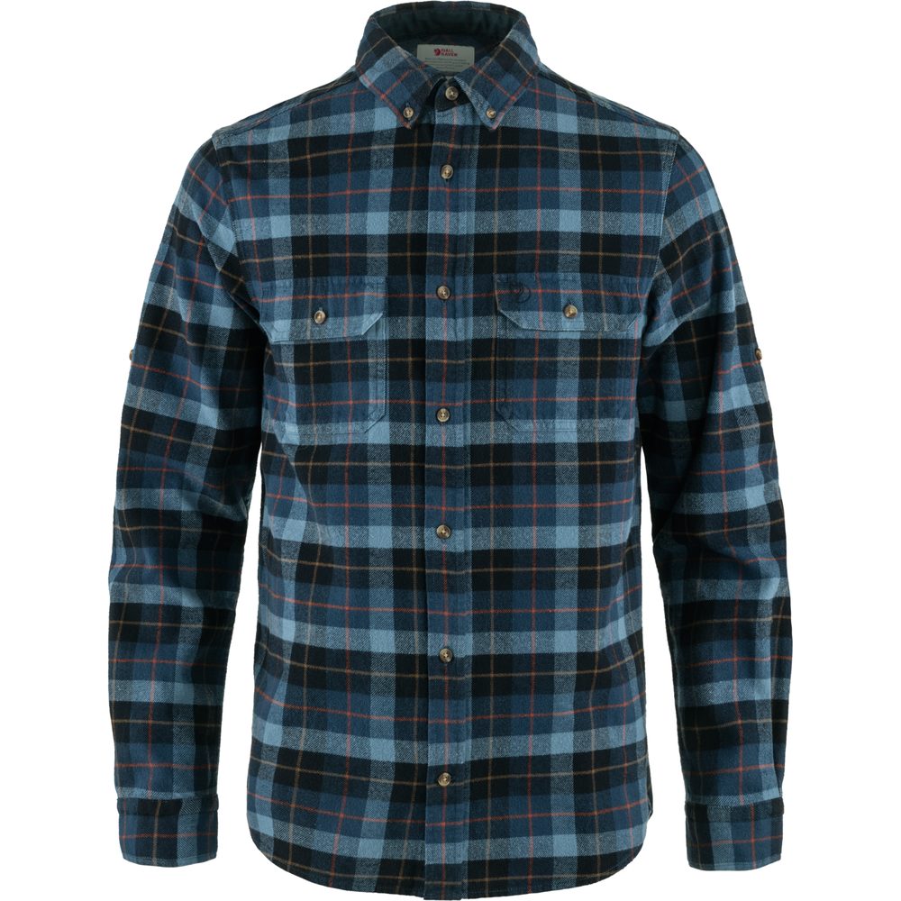 Singi Heavy Flannel Shirt M Dark Navy-Indigo Blue