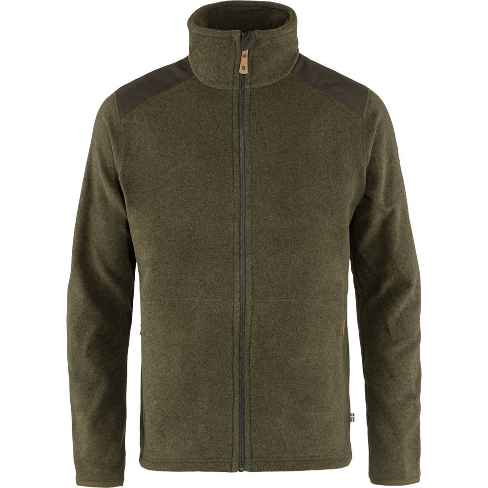 Sten Fleece M Dark Olive
