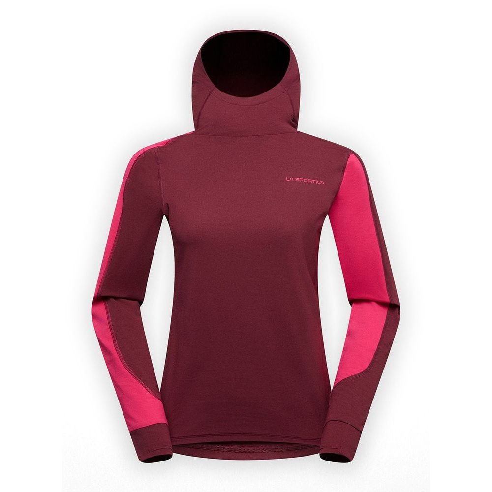 Cloud Shadow Sun Hoody W Redwood/Azalea