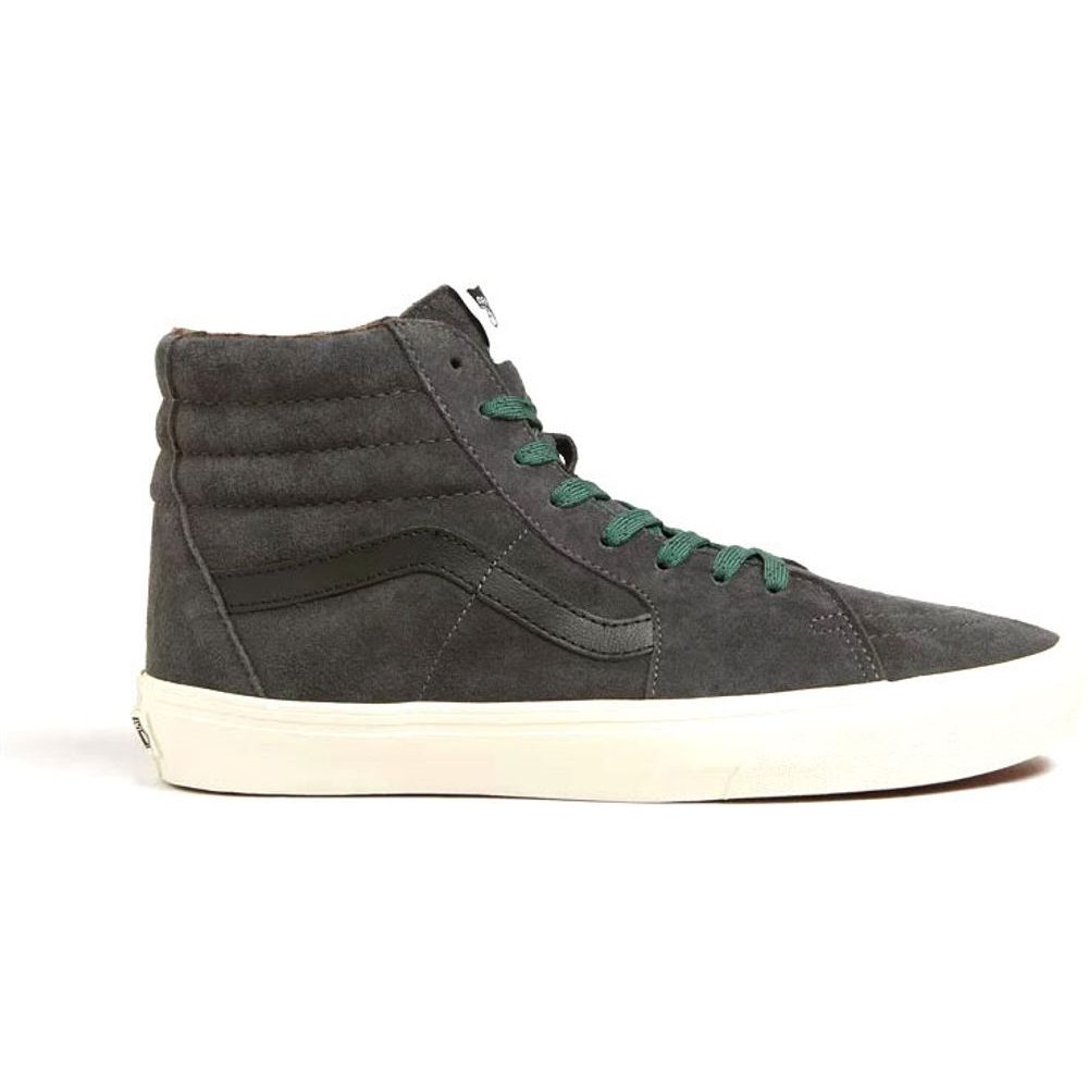SK8-Hi PIG SUEDE PLAID GRAY/BLACK