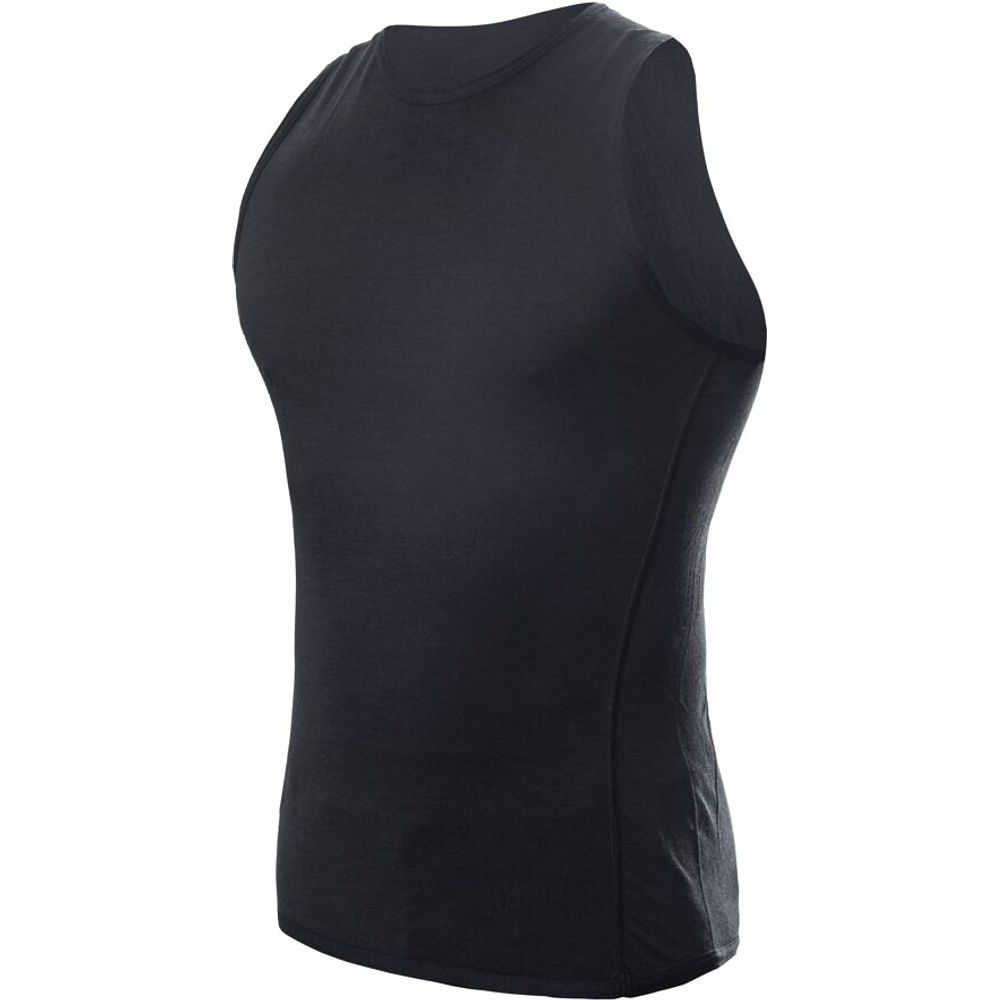 MERINO AIR pánské triko bez rukávu černá