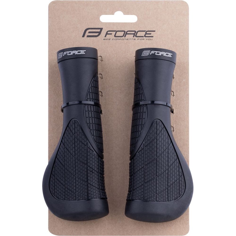 F RIVO tvarovaná, jištěná, černá, balená