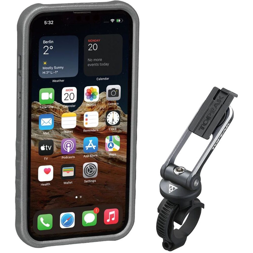 TOPEAK OBAL RIDECASE PRO IPHONE 13 ČERNÁ/ŠEDÁ