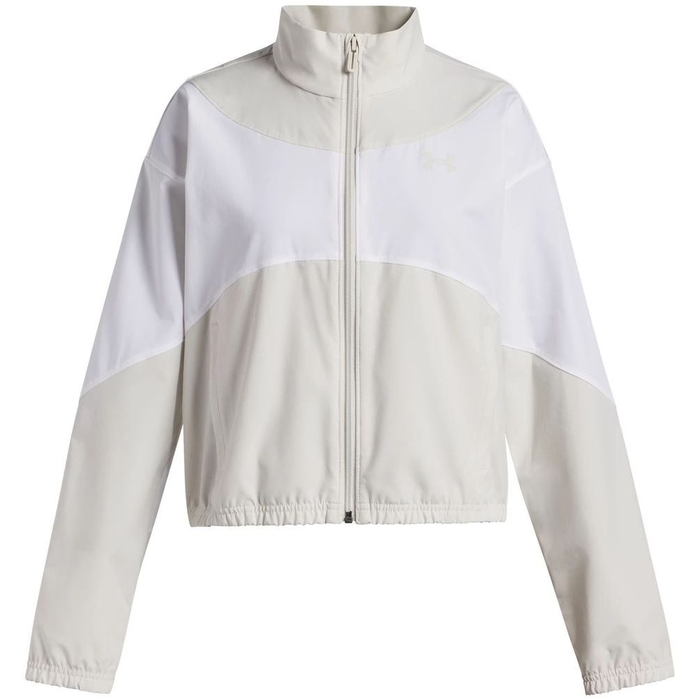 UA Rival Woven Jacket-WHT/GRY