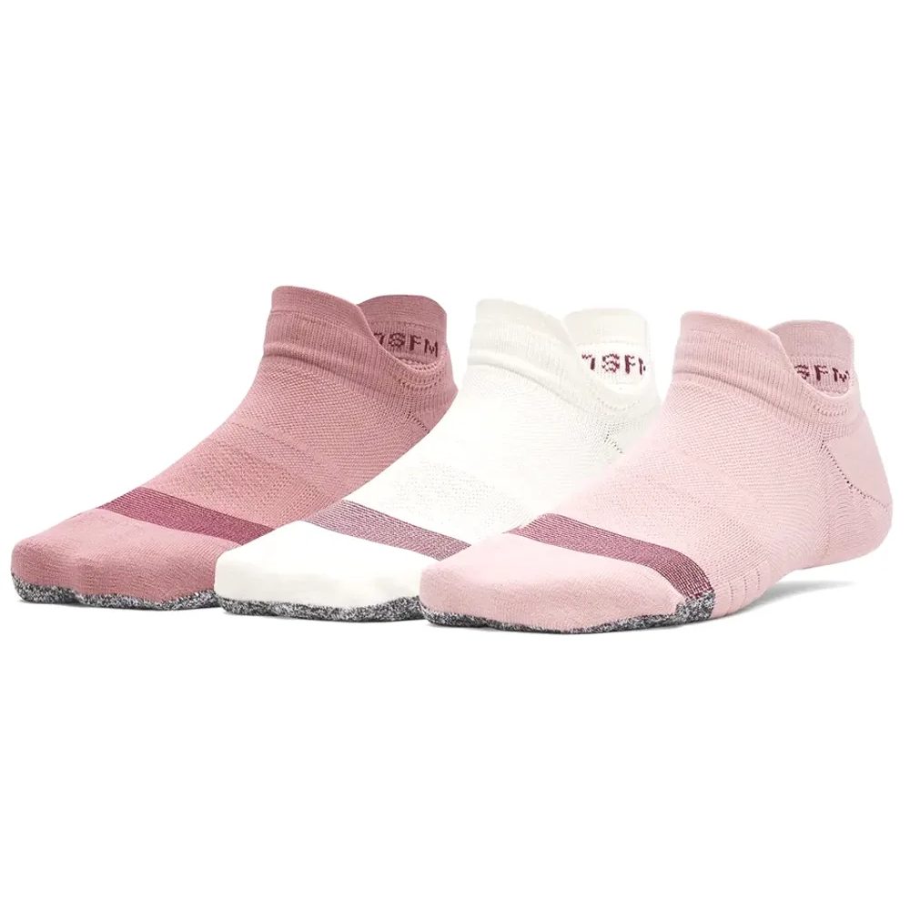 Womens UA Breathe NS Tab (3 páry) pink
