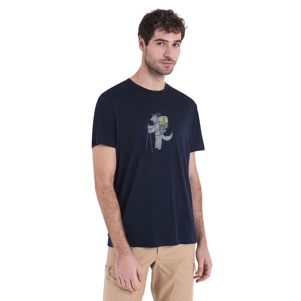 M Mer 150 Tech Lite III SS Tee Tech Head MIDNIGHT NAVY