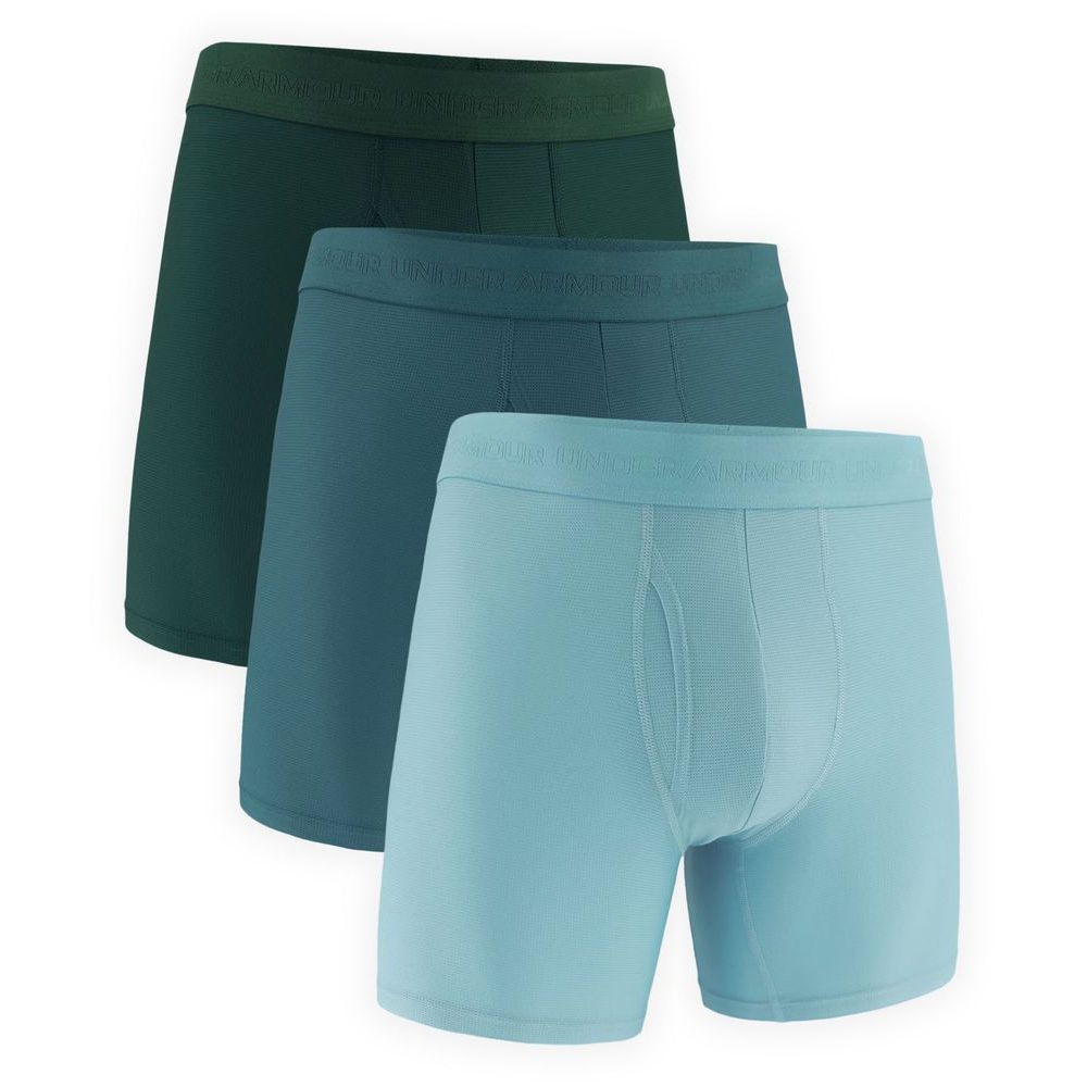Ua Performance Tech Mesh - Mod 6in - 3pk BLUE HAZE