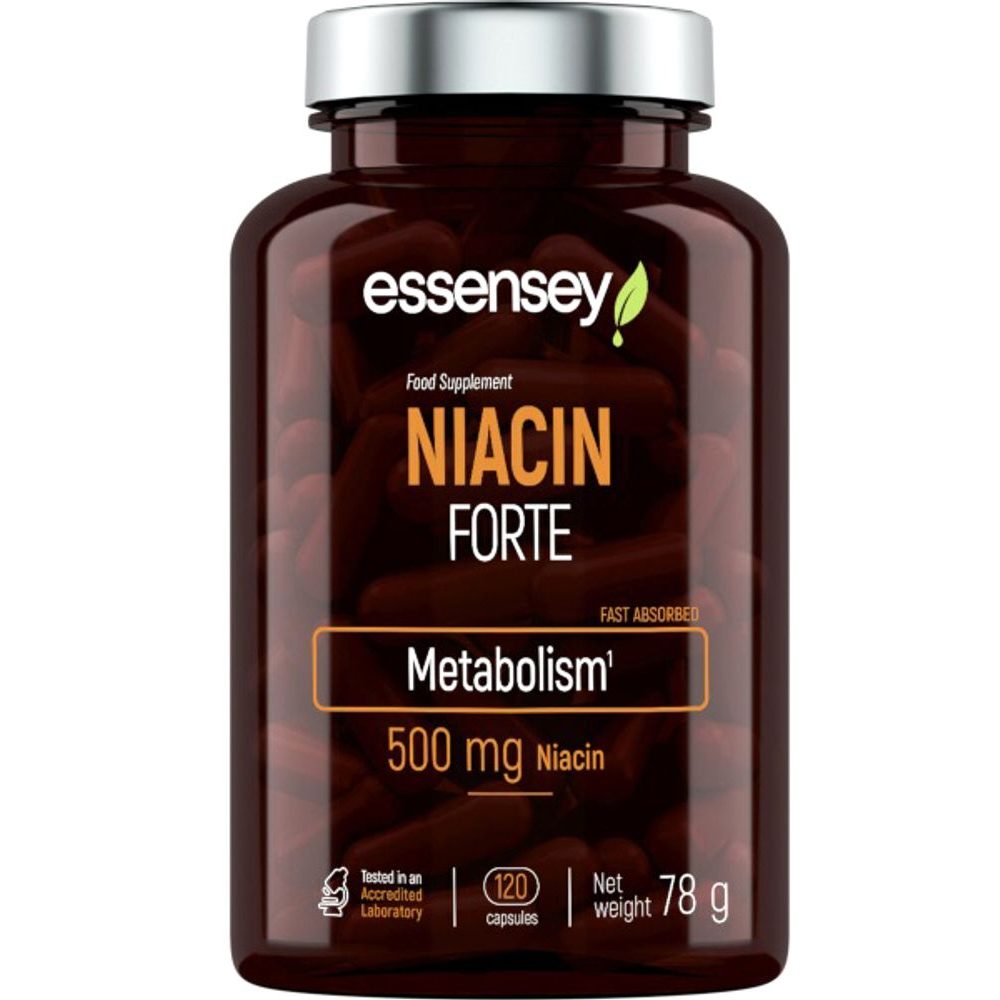 ESSENSEY Niacin Forte - vitamín B3 - 120 kapslí