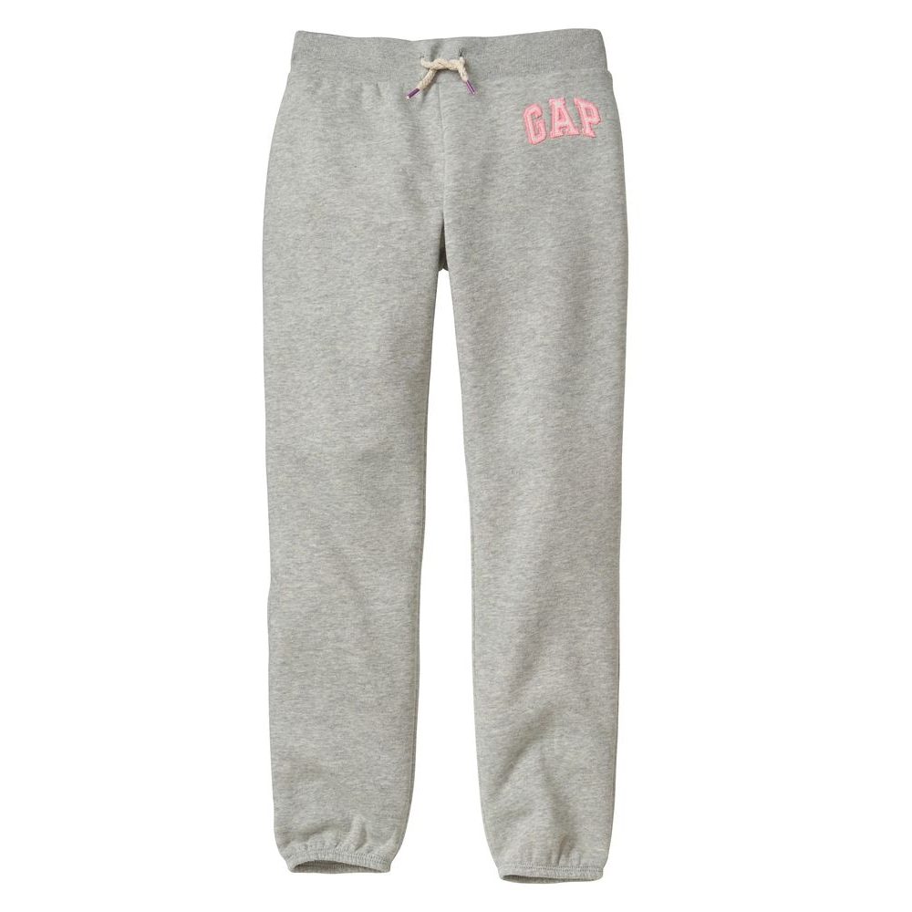 482442-00 Dětské tepláky s logem GAP Šedá