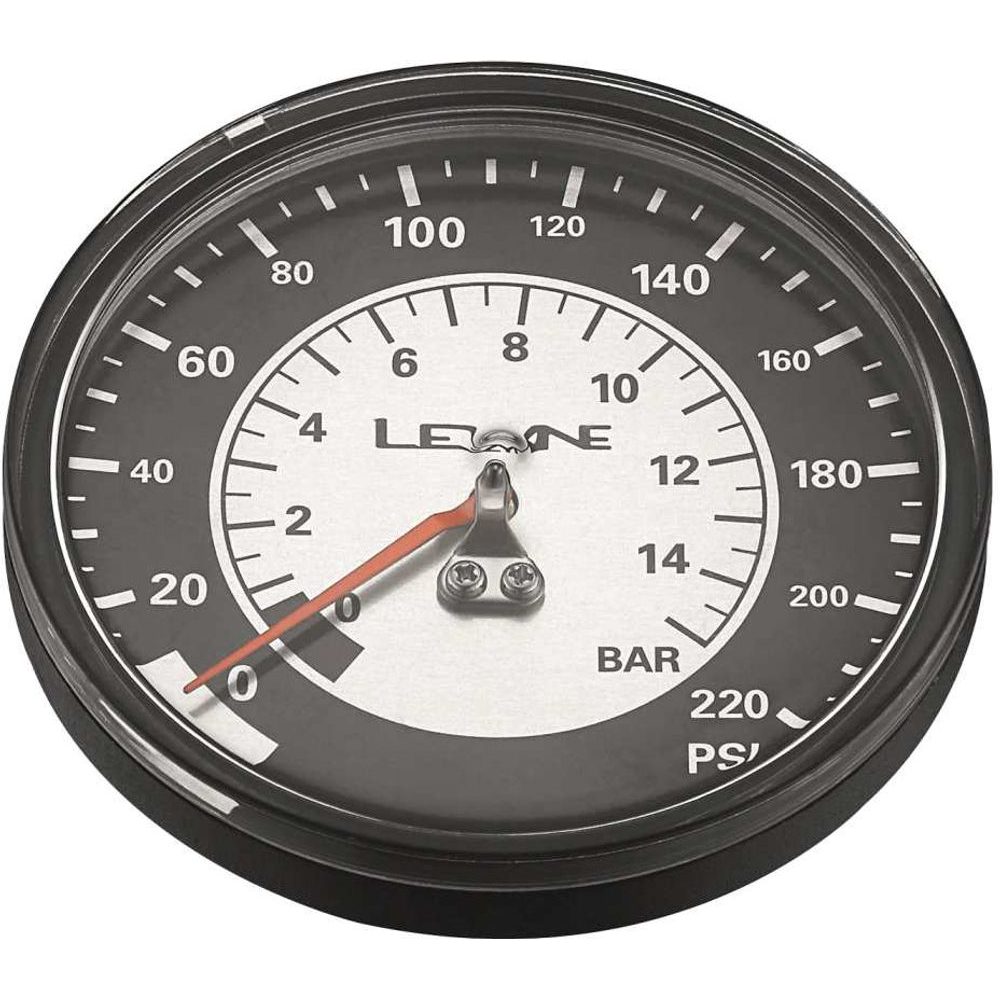 220 PSI GAUGE 3.5" BLACK/SILVER