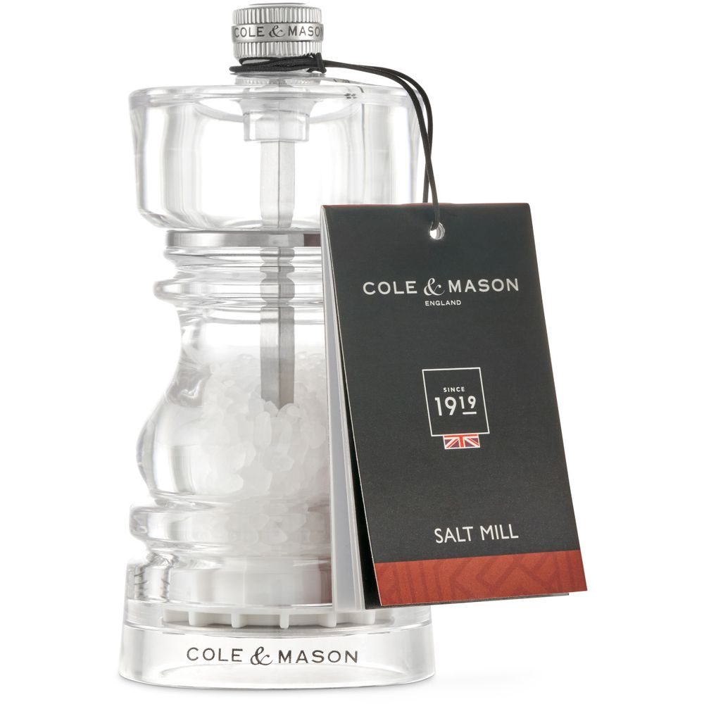 London Acrylic Precision+ Salt Mill 13 cm