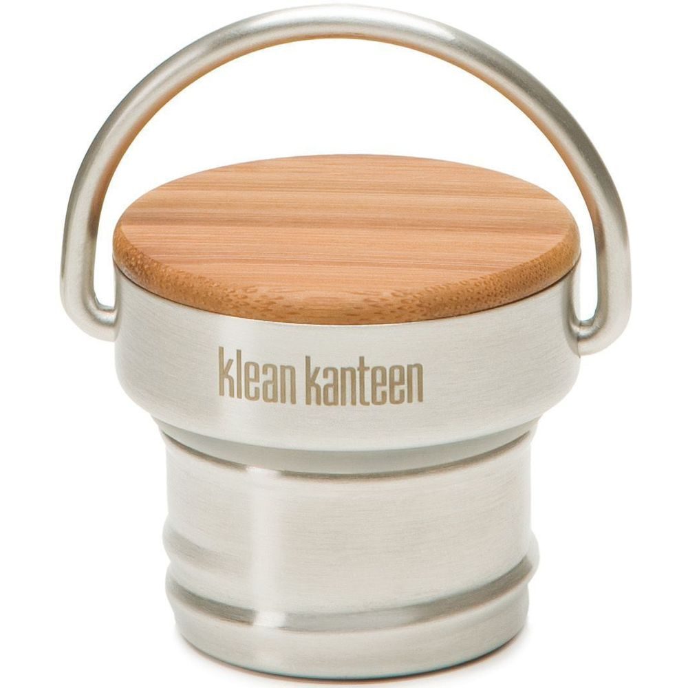 Bamboo Loop Cap w/bale - brushed stainless/natural