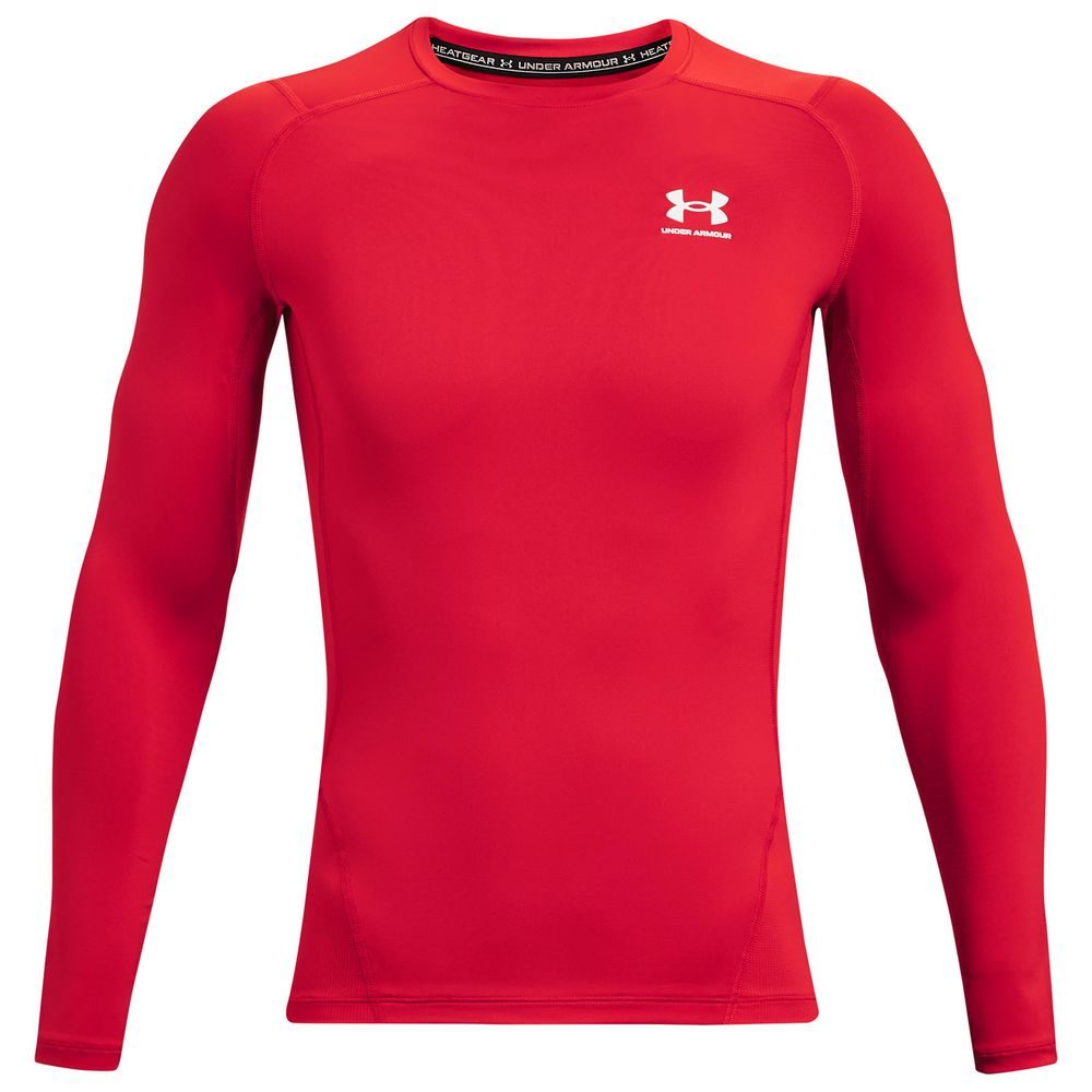 UA HG Armour Comp LS Red