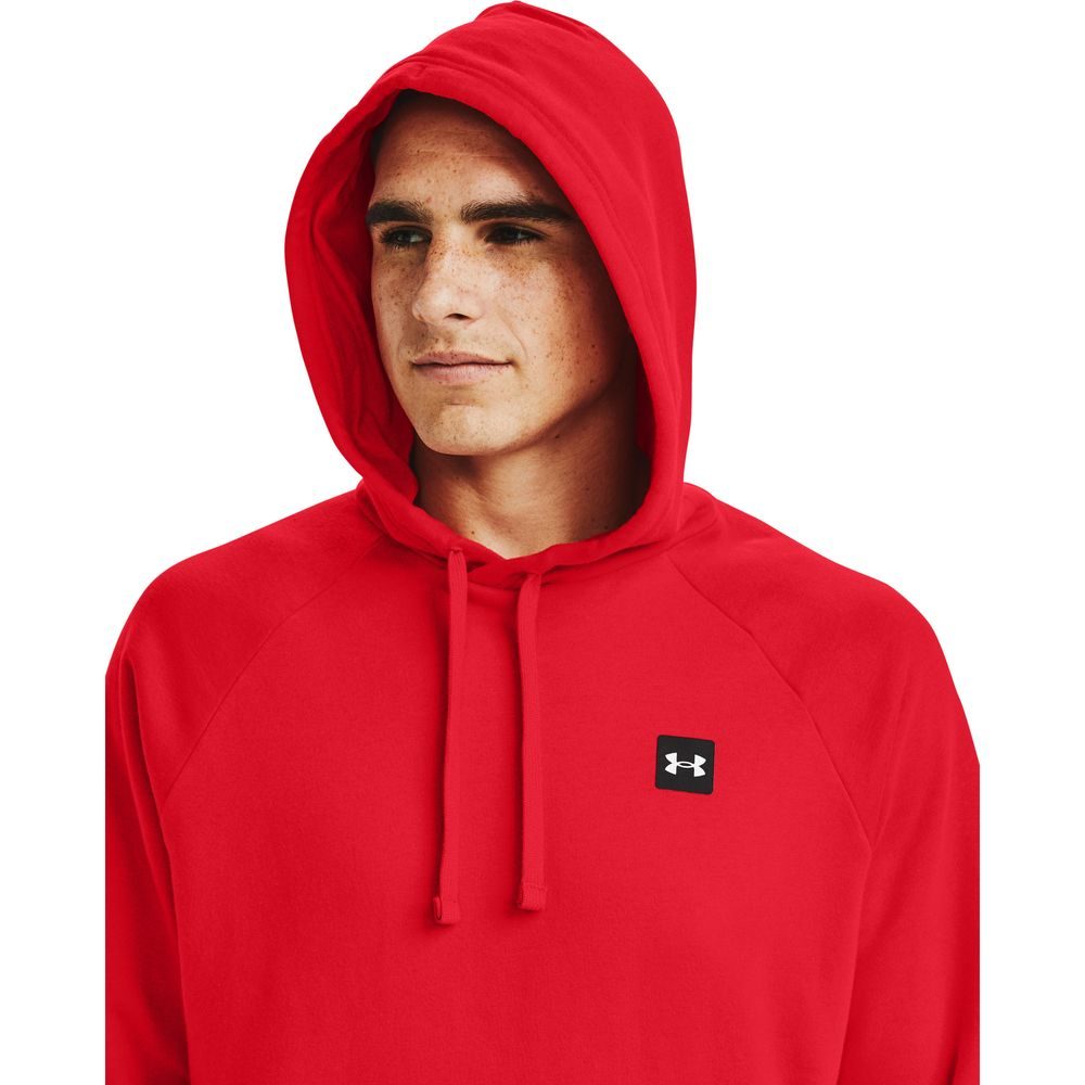 Outdoorweb.eu UA Rival Fleece Hoodie Red men s sweatshirt UNDER ARMOUR 44.31