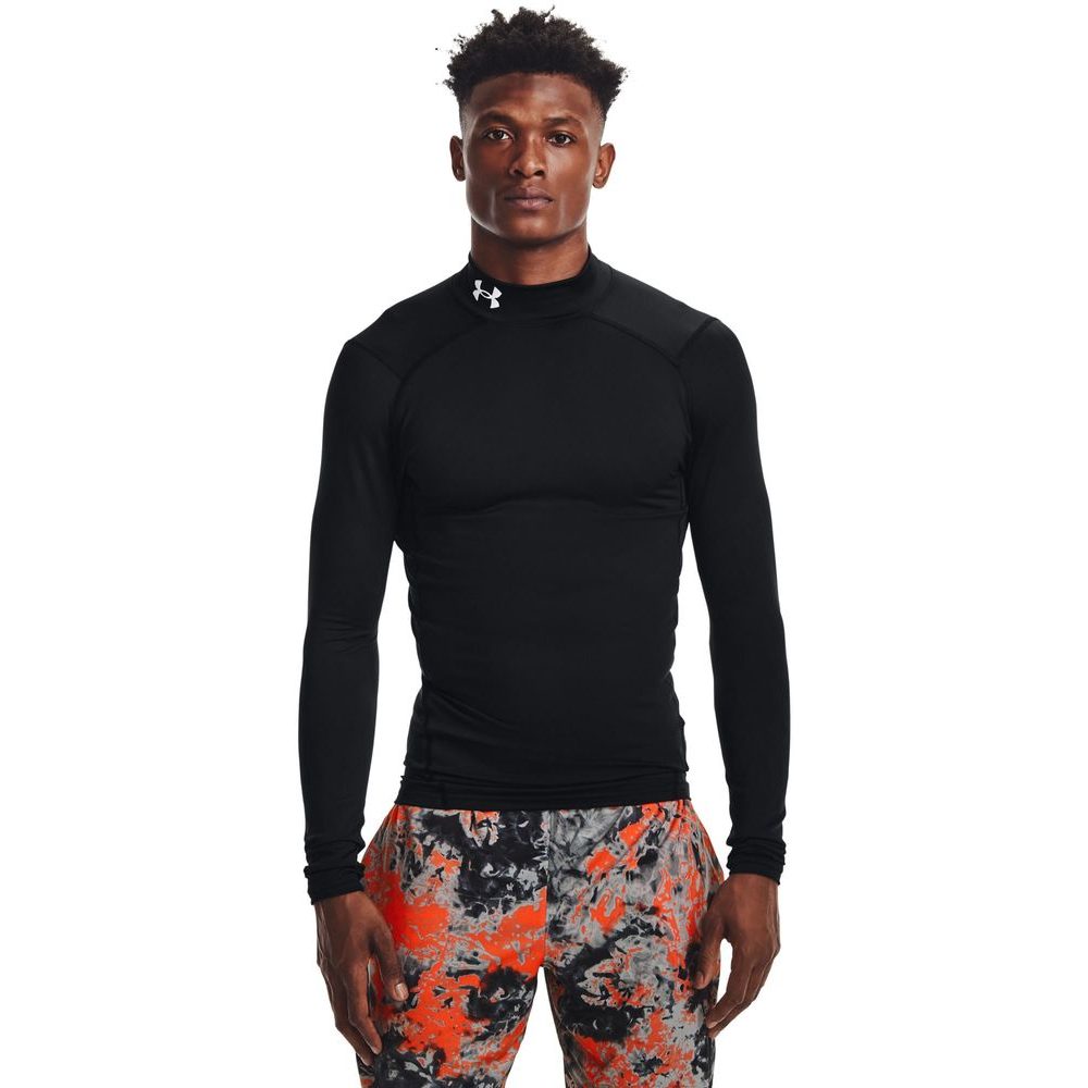 CG Armour Comp Mock, Black / White