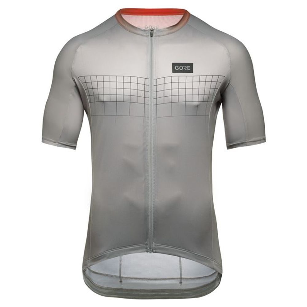Grid Fade Jersey 2.0 Mens lab gray/fireball