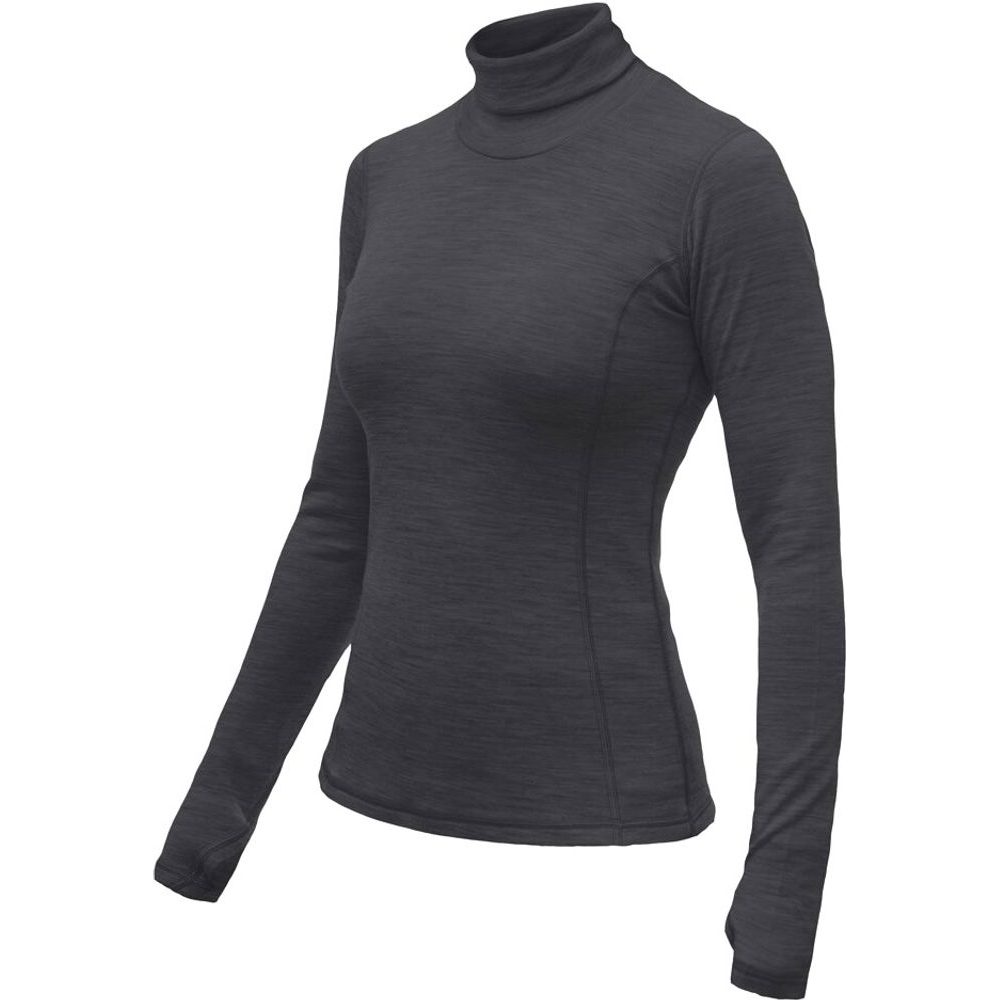 MERINO BOLD dámské triko dl.rukáv anthracite gray
