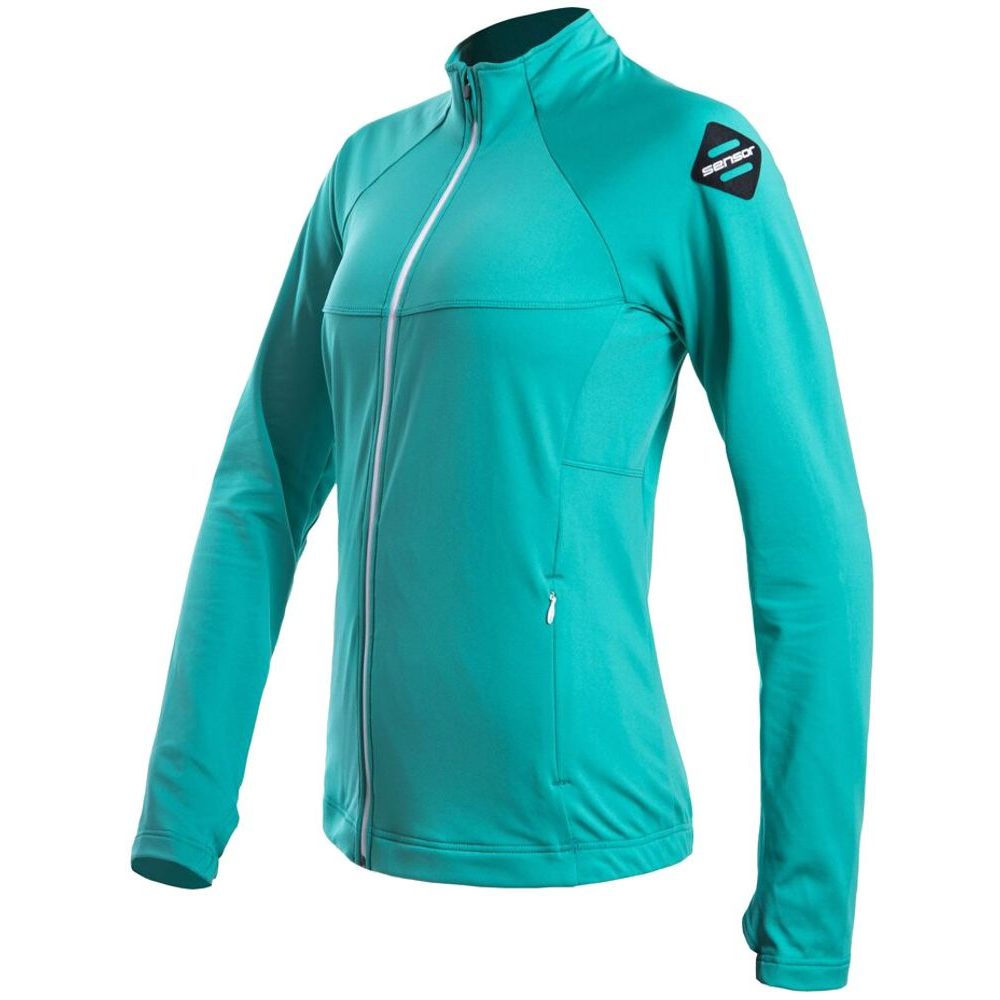 COOLMAX THERMO dámská mikina celozip sea green
