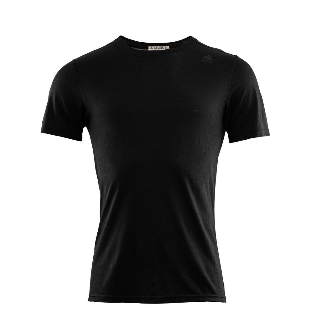LightWool Undershirt Tee, M Jet Black