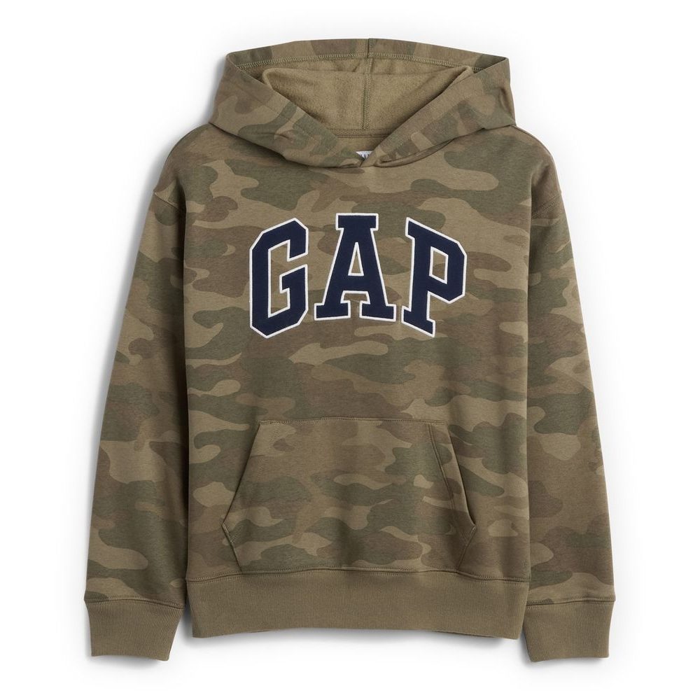 813828-00 Dětská mikina s logem Zelená