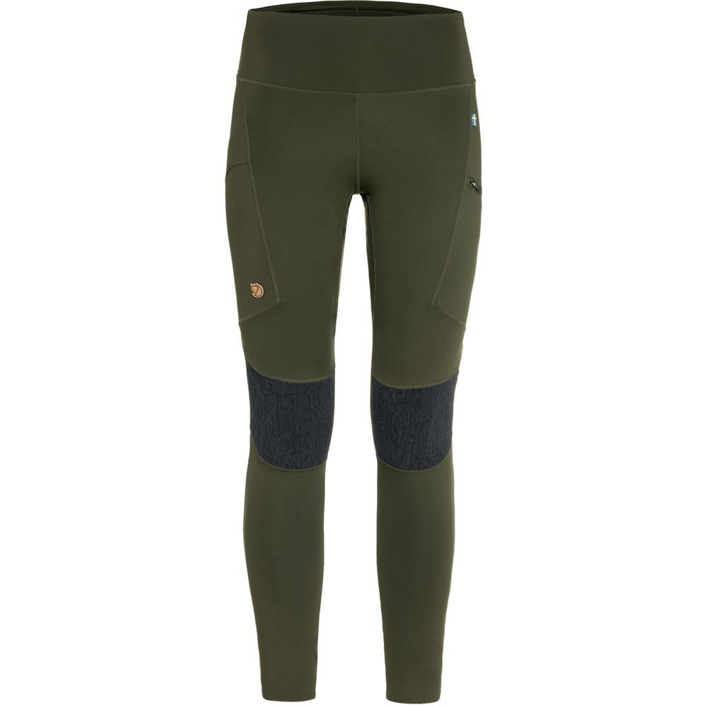 Abisko Trekking Tights HD W Deep Forest
