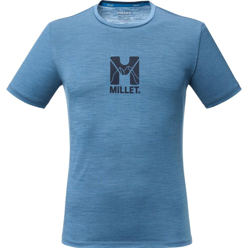 UBIC WOOL TS SS M CORONET BLUE