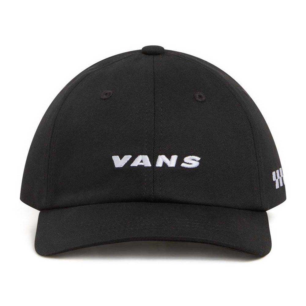 Check Side Curved Bill Jockey Black