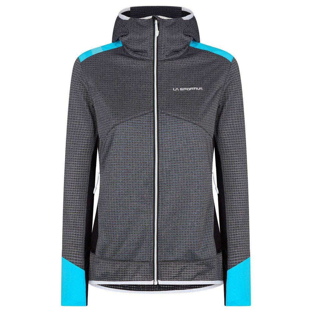 Aequilibrium Thermal Hoody W, Black/Malibu Blue