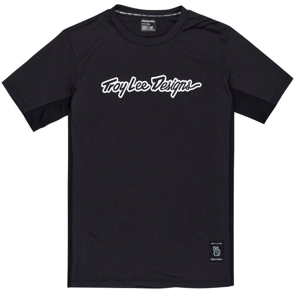 SKYLINE RIDE TEE SIGNATURE, BLACK