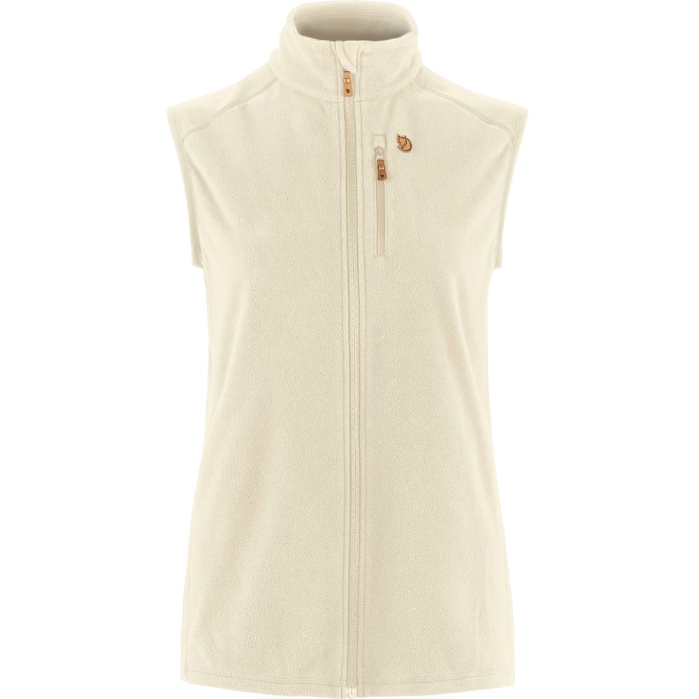 Övik Lite Fleece Vest W Chalk White