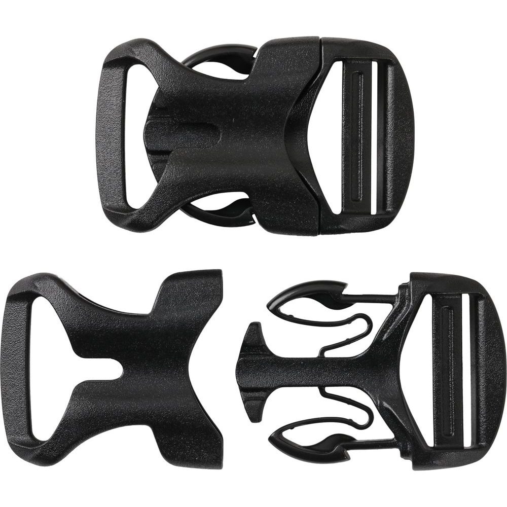 QUICK BUCKLE 25 MM BLACK - NOIR