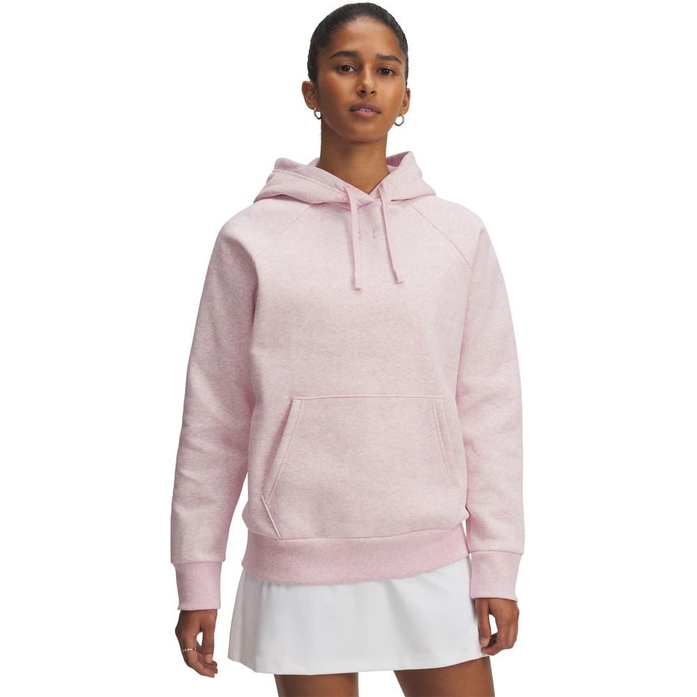 UA Rival Fleece Hoodie-PNK