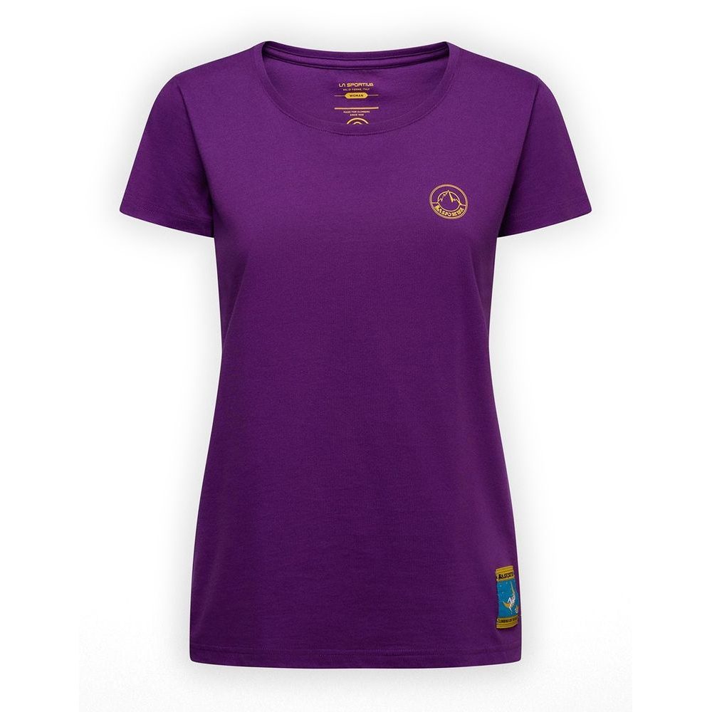 Climbing on the Moon T-Shirt W Viola/Giallo