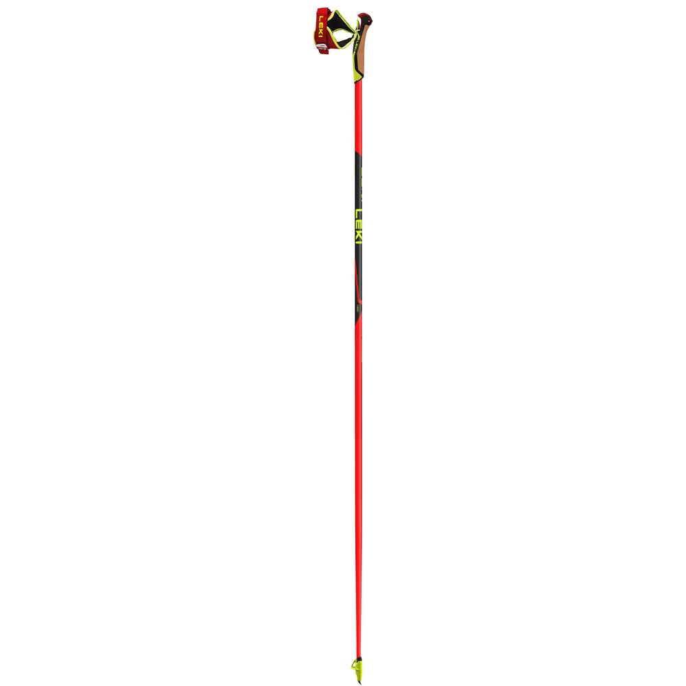 HRC marathon roller skis bright red-neonyellow-black