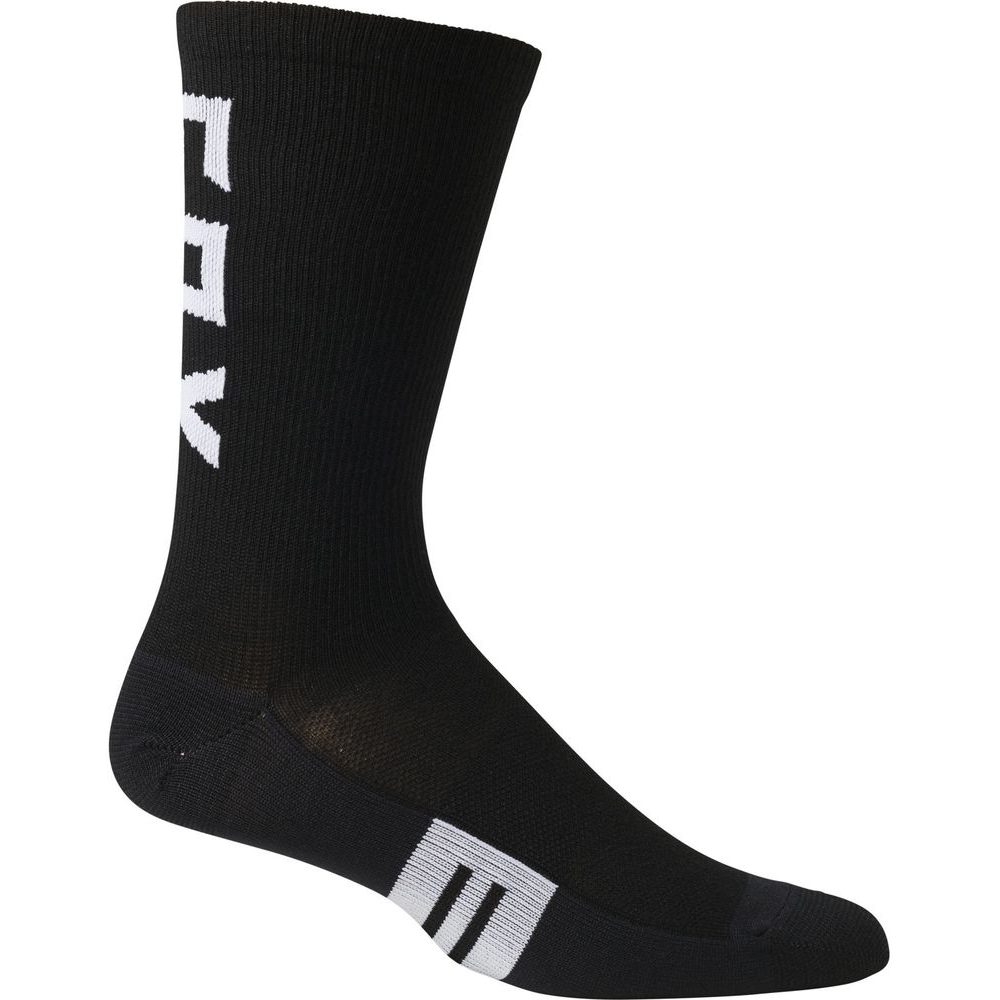 8" Flexair Merino Sock, Black