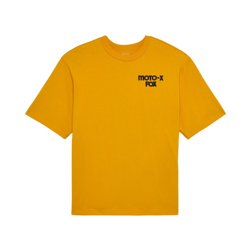 Moto-X Oversized Ss Tee Mustard