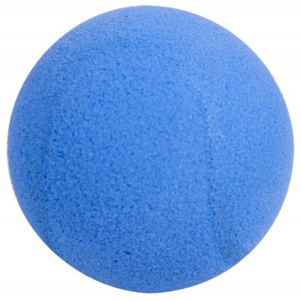 Míček SOFT molitanový s prolisem 7 cm - modrý