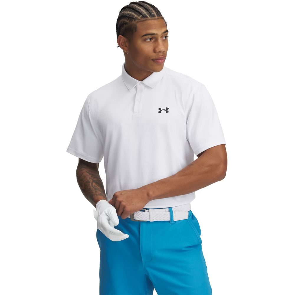 UA T2G Pique Polo, bílá