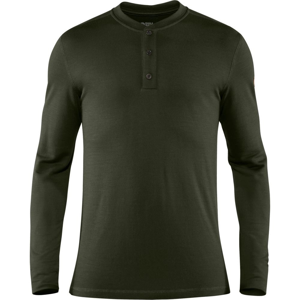 Singi Merino Henley M Deep Forest