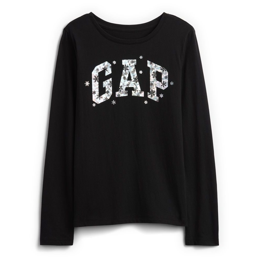 853560-00 Dětské tričko s logem Černá