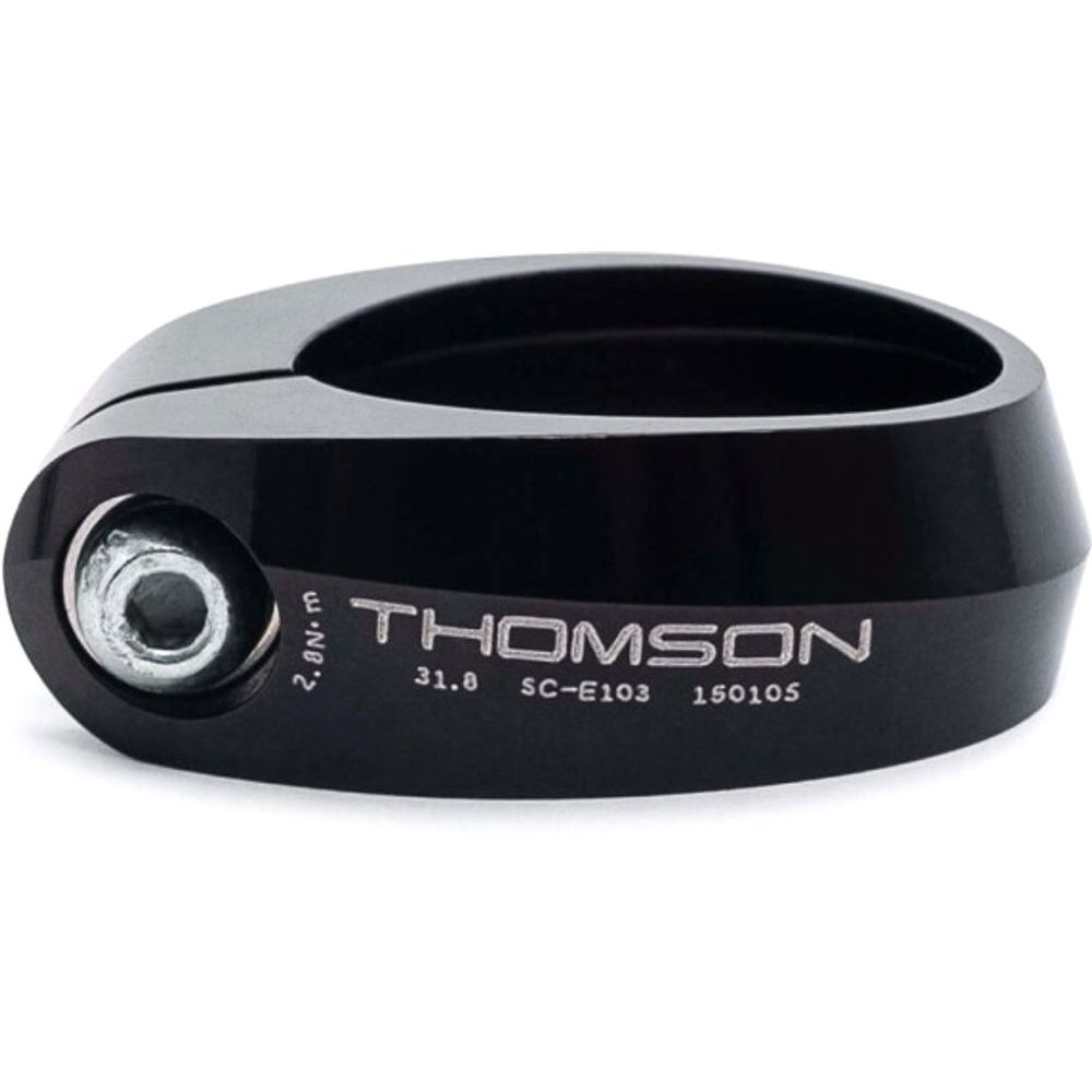 Sedlová objímka Thomson 34,9mm černá