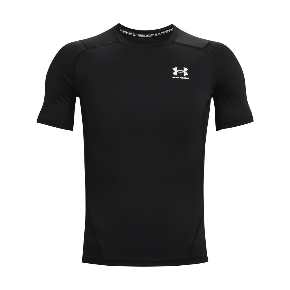 UA HG Armour Comp SS Black