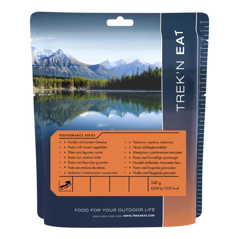 Těstoviny s barevnou zeleninovou směsí 1000+ kcal