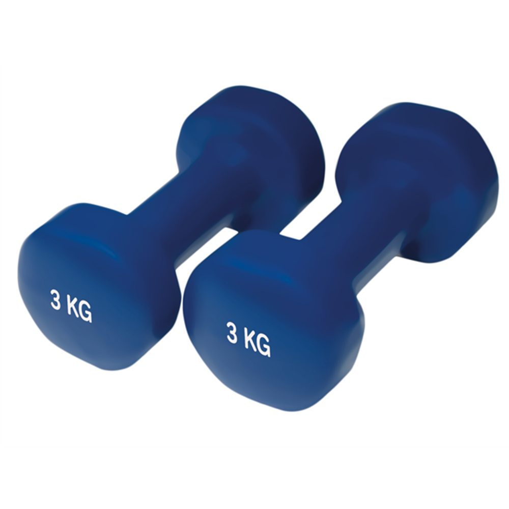 Neoprene dumbbells 3kg/pair