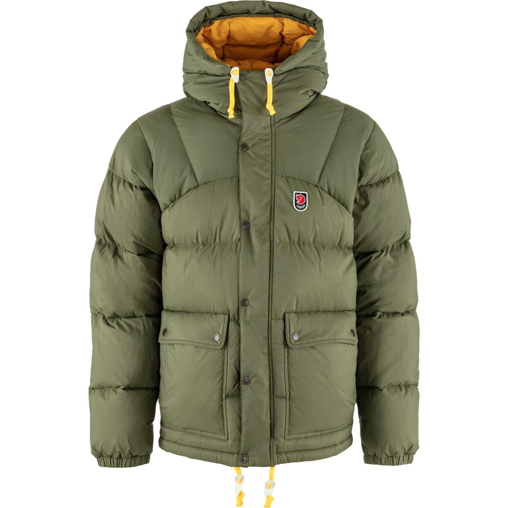 Expedition Down Lite Jacket M, Green-Mustard Yellow