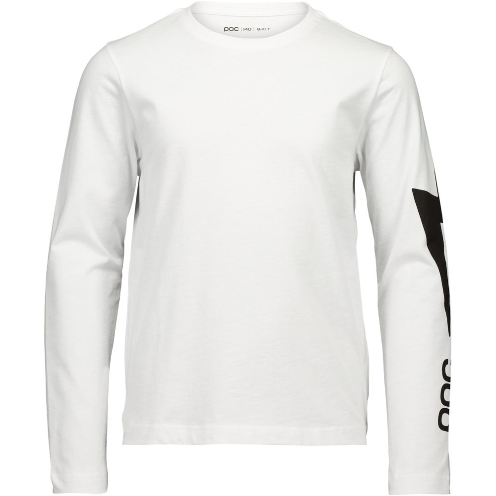 POC L/S Tee Jr Blixten White