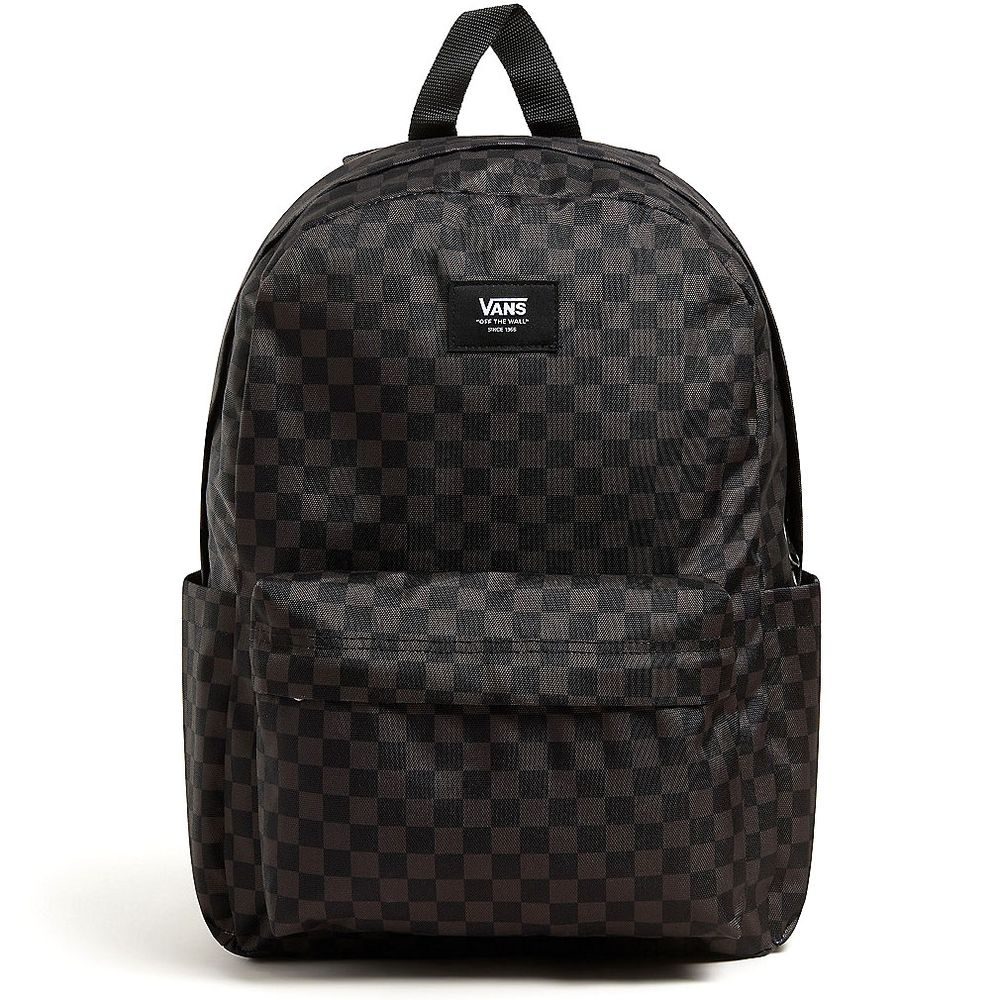 Old Skool Grom Check Backpack Black/Charcoal