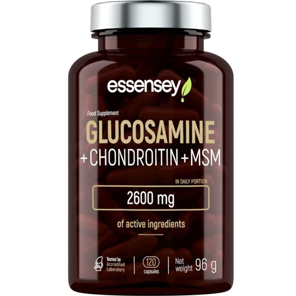 ESSENSEY Chondroitin + Glukosamin + MSM - 120 kapslí