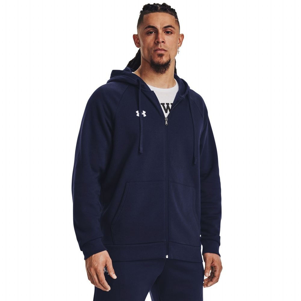 Rival Fleece FZ Hoodie-BLU