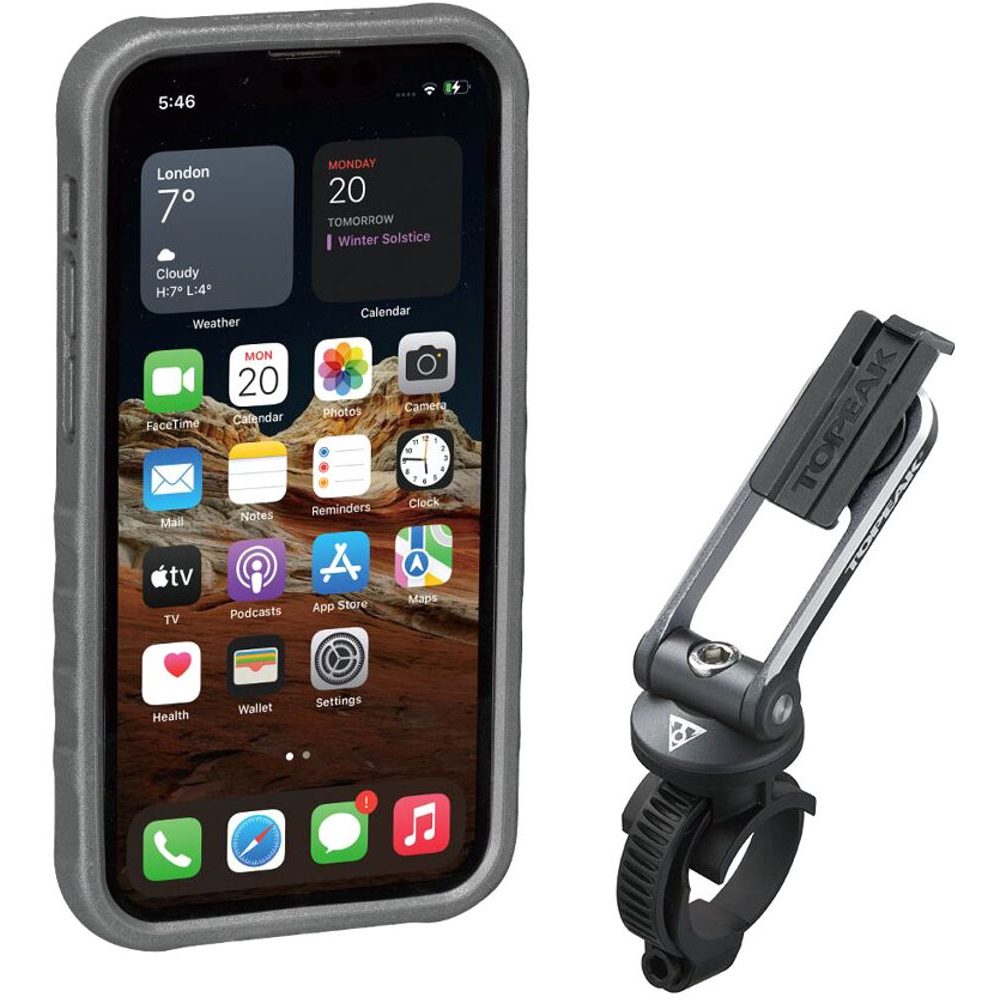 TOPEAK RIDECASE CASE FOR IPHONE 13 MINI BLACK/GREY